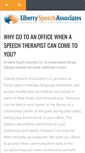 Mobile Screenshot of libertyspeechassociates.com